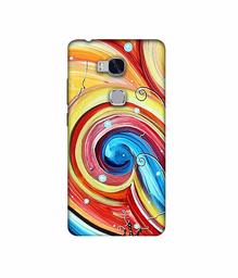 Amazon Brand - Solimo Designer Abstarct Color Mixing 3D Printed Hard Back Case Mobile Cover for Huawei Honor 5X