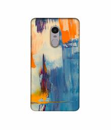 Amazon Brand - Solimo Designer Multicolor Brush Texture 3D Printed Hard Back Case Mobile Cover for Xiaomi Redmi Note 4