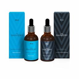 Amazon Brand - The Shavery Combo (Beard Growth Oil - 50 ml with Beard & Moustache Oil - 50ml)