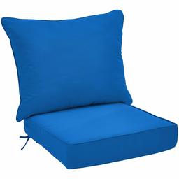 Amazon Basics Deep Seat Patio Seat and Back Cushion Set - Blue