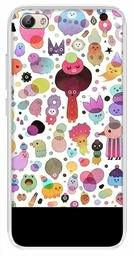 Amazon Brand - Solimo Designer Multicolor Panda Pattern Printed Soft Back Case Mobile Cover for Vivo Y69