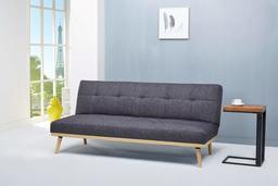 AmazonBasics - Canapé convertible 3 places, 182 x 80 x 80 cm, Gris foncé