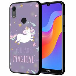 Amazon Brand - Solimo Designer Magical Unicorn Printed Hard Back Case Mobile Cover forHonor 8A (D1292)