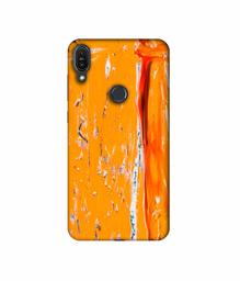 Amazon Brand - Solimo Designer Gold Yellow Paint 3D Printed Hard Back Case Mobile Cover for Asus Zenfone Max Pro M1 ZB601KL