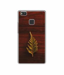 Amazon Brand - Solimo Designer Leaf on Wood UV Printed Soft Back Case Mobile Cover for Huawei Honor 8 Smart