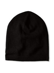 Thirty Five Kent Men's Cashmere Slouchy Beanie Hat, Black