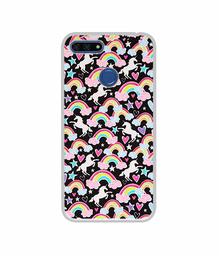 Amazon Brand - Solimo Designer Unicorn Texture UV Printed Soft Back Case Mobile Cover for Huawei Honor 7A