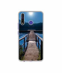 Amazon Brand - Solimo Designer Wooden Beach UV Printed Soft Back Case Mobile Cover for Tecno Camon 12 Air