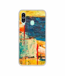 Amazon Brand - Solimo Designer Multicolor Box UV Printed Soft Back Case Mobile Cover for Samsung Galaxy M40