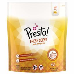 Presto! Single Dose Laundry HE, Fresh Scent, 35ct