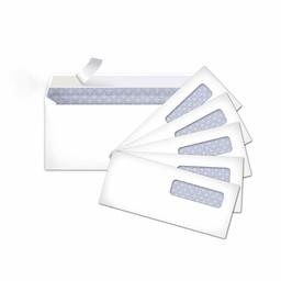 AmazonBasics #10 Security-Tinted Envelope, Peel & Seal, Left Window, White, 500-Pack