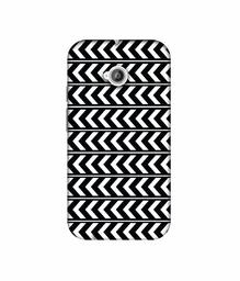 Amazon Brand - Solimo Designer Horizontal Arrow Texture 3D Printed Hard Back Case Mobile Cover for Motorola Moto E 2nd Generation