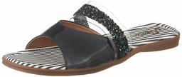 Flavia Women's Black Fashion Slippers-8 UK (40 EU) (9 US) (FL/247/BLK)