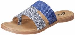 Flavia Women's Blue Fashion Slippers-4 UK (36 EU) (5 US) (FL119/BLU)