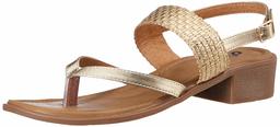 Flavia Women's Gold Fashion Sandals-5 UK (37 EU) (6 US) (FL/214/GLD)