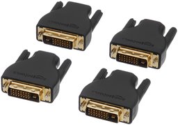 AmazonBasics HDMI to DVI-D Adapter - 4-Pack