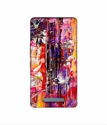 Amazon Brand - Solimo Designer Mashup of Multicolor 3D Printed Hard Back Case Mobile Cover for Micromax Canvas Juice 3Plus Q394