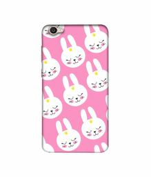 Amazon Brand - Solimo Designer Rabbit Pattern 3D Printed Hard Back Case Mobile Cover for Vivo V5