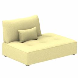 Marca Amazon - Alkove Elvas - módulo chaise longue com armazenamento e almofada adicional para sofá modular, 145 x 100 cm, lima verde