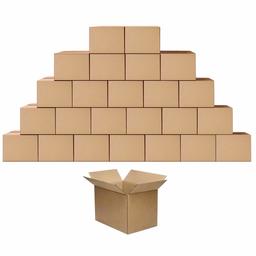 UMI. Essentials Moving Boxes Set of 25 Mailing Packing Storage Cardboard Box, 10x7x5 inches