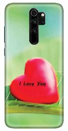 Amazon Brand - Solimo Designer Heart Design 3D Printed Hard Back Case Mobile Cover for Xiaomi Redmi Note 8 Pro