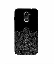 Amazon Brand - Solimo Designer Peacock Pattern 3D Printed Hard Back Case Mobile Cover for Coolpad Note 3 Lite