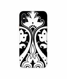 Amazon Brand - Solimo Designer S Shape Rangoli 3D Printed Hard Back Case Mobile Cover for Apple iPhone Xs Max