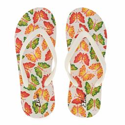 ELISE Women's Yellow Flip-Flops-4 UK (37 EU) (5 US) (EHS20-004)