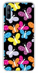 Amazon Brand - Solimo Designer Multicolor Butterfly Pattern Design Printed Soft Back Case Mobile Cover for Realme C3