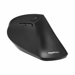 AmazonBasics Vertical Ergonomic 2.4G Wireless Optical Mouse (Renewed)