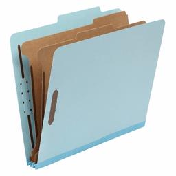 AmazonBasics Classification Folder- 100% Recycled, 2 Dividers, 2