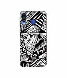 Amazon Brand - Solimo Designer Random Pattern 3D Printed Hard Back Case Mobile Cover for Samsung Galaxy M21