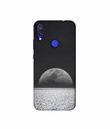 Amazon Brand - Solimo Designer Half Moon View 3D Printed Hard Back Case Mobile Cover for Xiaomi Redmi Note 7 Pro