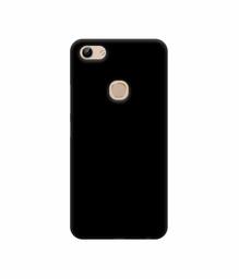 Amazon Brand - Solimo Designer Solid Black 3D Printed Hard Back Case Mobile Cover for Vivo Y81