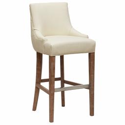 Stone & Beam Celinda Tufted High-Back Barstool, 42.9