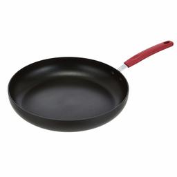 AmazonBasics hård anodiserad non-stick 30,5 cm stekpanna Röd