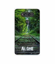 Amazon Brand - Solimo Designer Alone 3D Printed Hard Back Case Mobile Cover for LG V20