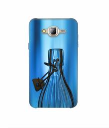 Amazon Brand - Solimo Designer Blue Bottle 3D Printed Hard Back Case Mobile Cover for Samsung Galaxy J2 (2016)