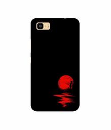 Amazon Brand - Solimo Designer Red Moon 3D Printed Hard Back Case Mobile Cover for Asus Zenfone 3S Max