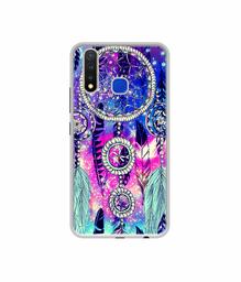 Amazon Brand - Solimo Designer Round Wall Hanging Pattern UV Printed Soft Back Case Mobile Cover for Vivo U20