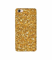 Amazon Brand - Solimo Designer Golden Sparkle 3D Printed Hard Back Case Mobile Cover for Vivo Y71