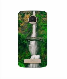 Amazon Brand - Solimo Designer Waterfall 3D Printed Hard Back Case Mobile Cover for Motorola Moto Z Play