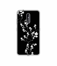 Amazon Brand - Solimo Designer Color Flowers UV Printed Soft Back Case Mobile Cover for Nokia 3.2