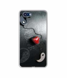 Amazon Brand - Solimo Designer Chinnese Yin and Yang UV Printed Soft Back Case Mobile Cover for Realme 1