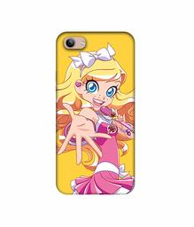 Amazon Brand - Solimo Designer Singing Girl Vector 3D Printed Hard Back Case Mobile Cover for Vivo Y81i