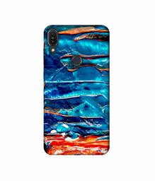 Amazon Brand - Solimo Designer Blue Oil Color 3D Printed Hard Back Case Mobile Cover for Asus Zenfone Max Pro M1 ZB601KL