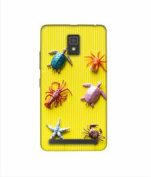 Amazon Brand - Solimo Designer Sea Animals 3D Printed Hard Back Case Mobile Cover for Lenovo A6600