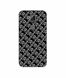 Amazon Brand - Solimo Designer White Pattern 3D Printed Hard Back Case Mobile Cover for Huawei G8