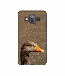 Amazon Brand - Solimo Designer Duck Face 3D Printed Hard Back Case Mobile Cover for Samsung Galaxy J7 Duo