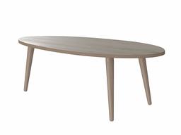 Amazon Brand - Movian Adour Oval Coffee Table, 55 x 110 x 39cm, Light Brown Oak-Effect